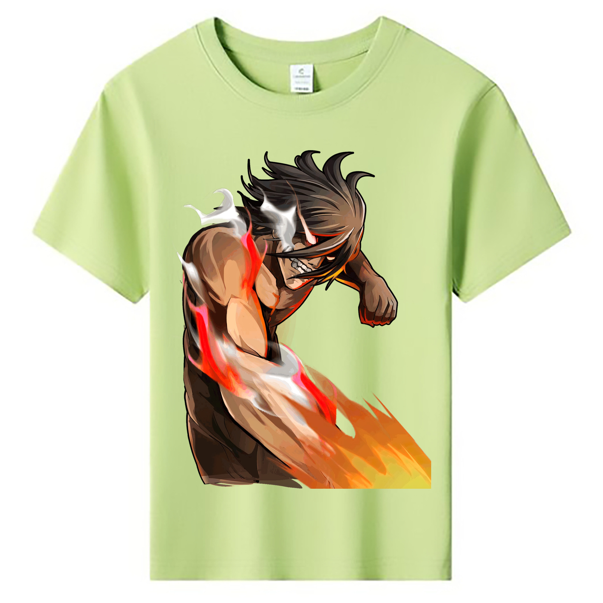 （画像用） 進撃の巨人 Attack on Titan 綿100％キッズTシャツ（フロントプリント）